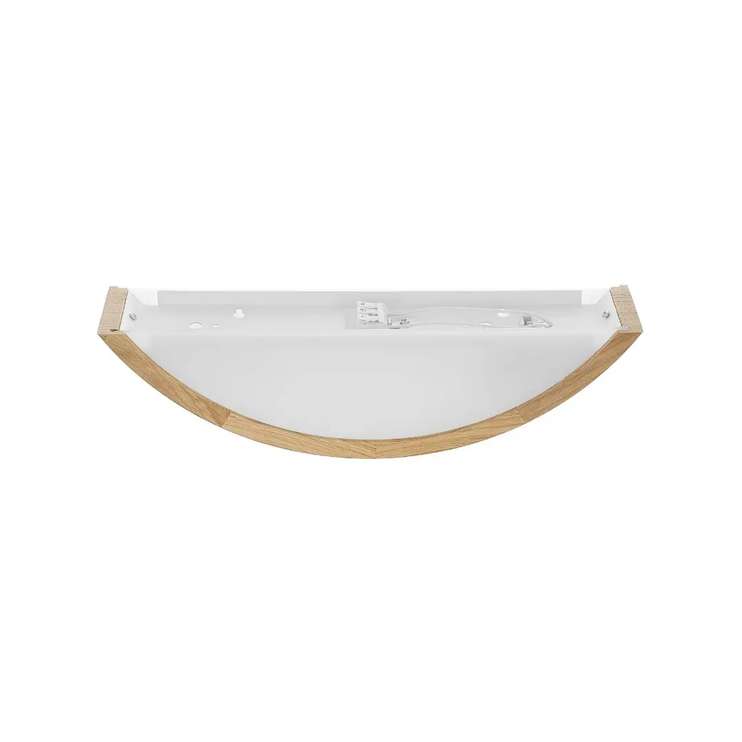 TEMAR LIGHTING Wandleuchte Cleo D1DR410, Eichenholz, 41 cm lang, E27