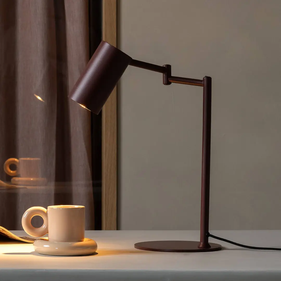 IT'S ABOUT ROMI Tischlampe Bilbao, dunkelrot, Höhe 48 cm