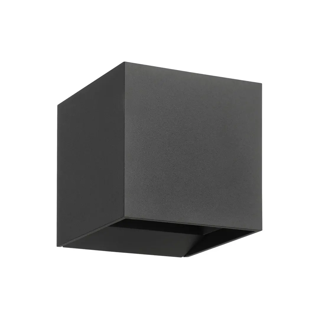 EGLO LED-Außenwandlampe Calpino 3, anthrazit, Breite 10 cm 2-flg.