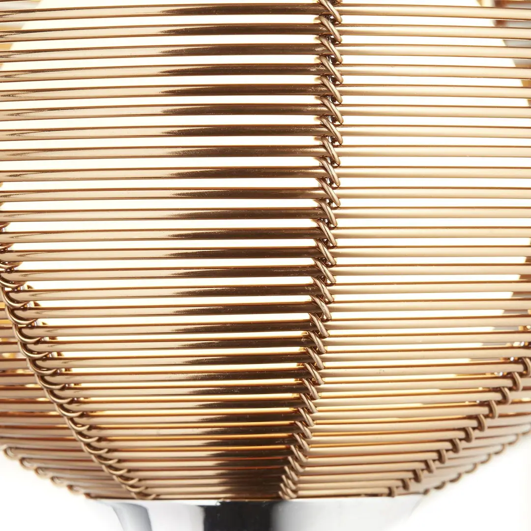 Brilliant Wandleuchte Relax in Bronze und Chrom