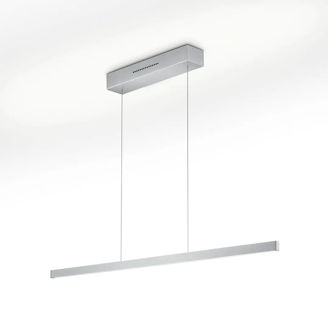 Knapstein LED-Hängelampe LINDA-92 nickel Länge 92 cm Gestensteuerung