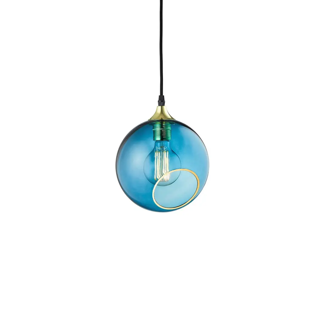 DESIGN BY US Hängeleuchte Ballroom, blau