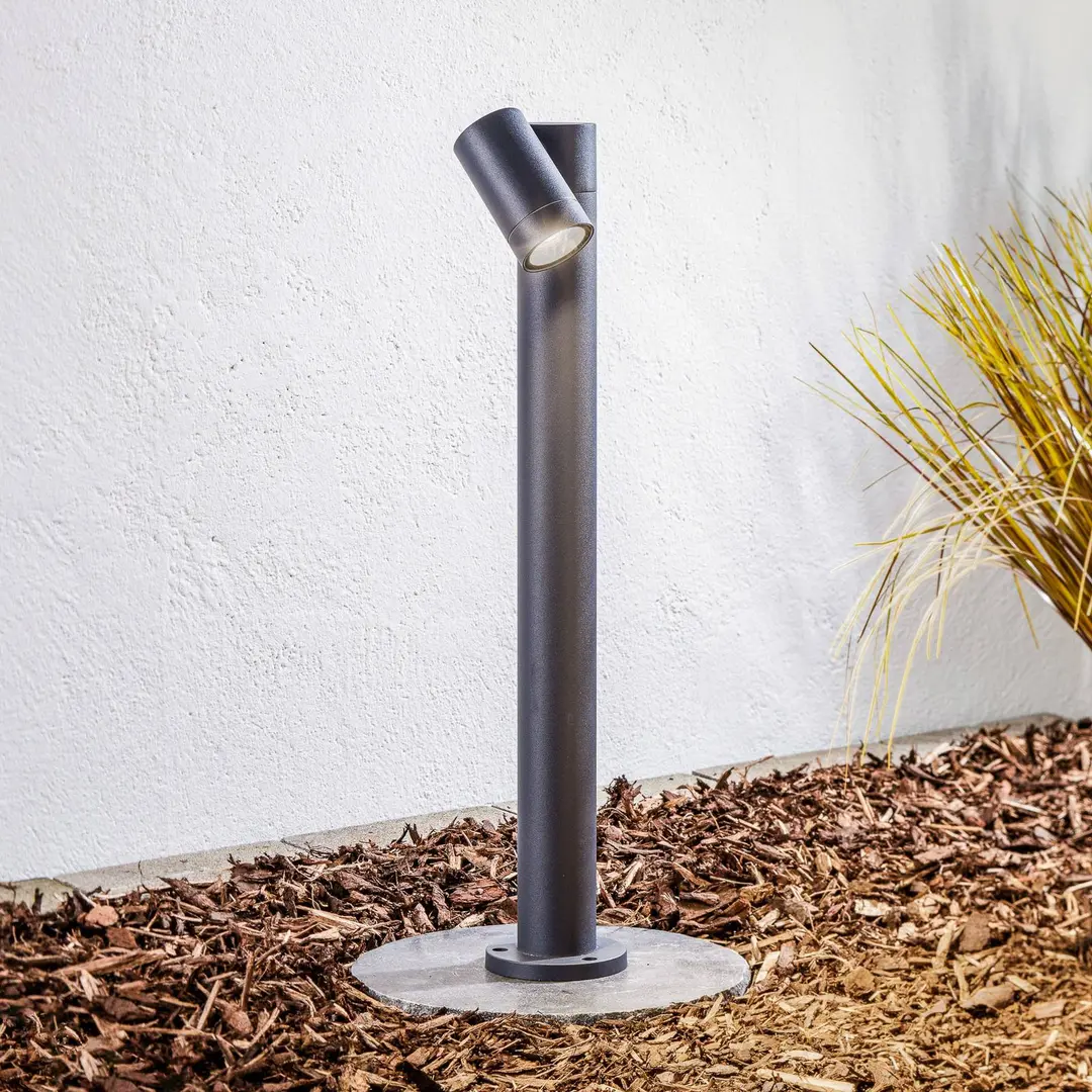 Prios Wegeleuchte Tulimar, 1-flg., 60cm, Metall, IP65