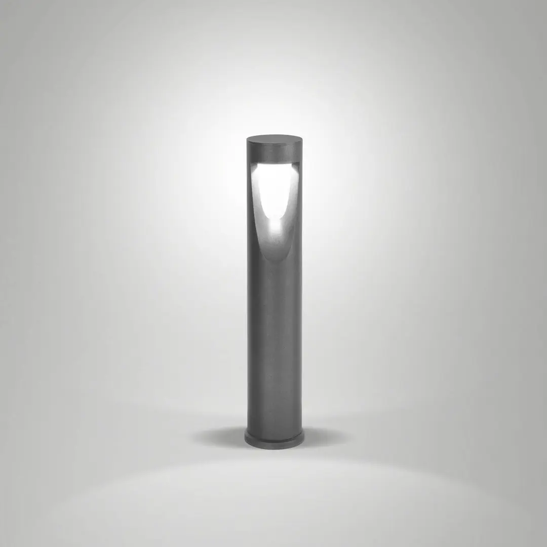 Fabas Luce LED-Wegeleuchte Teo, 60 cm hoch, schwarz, Metall, IP65