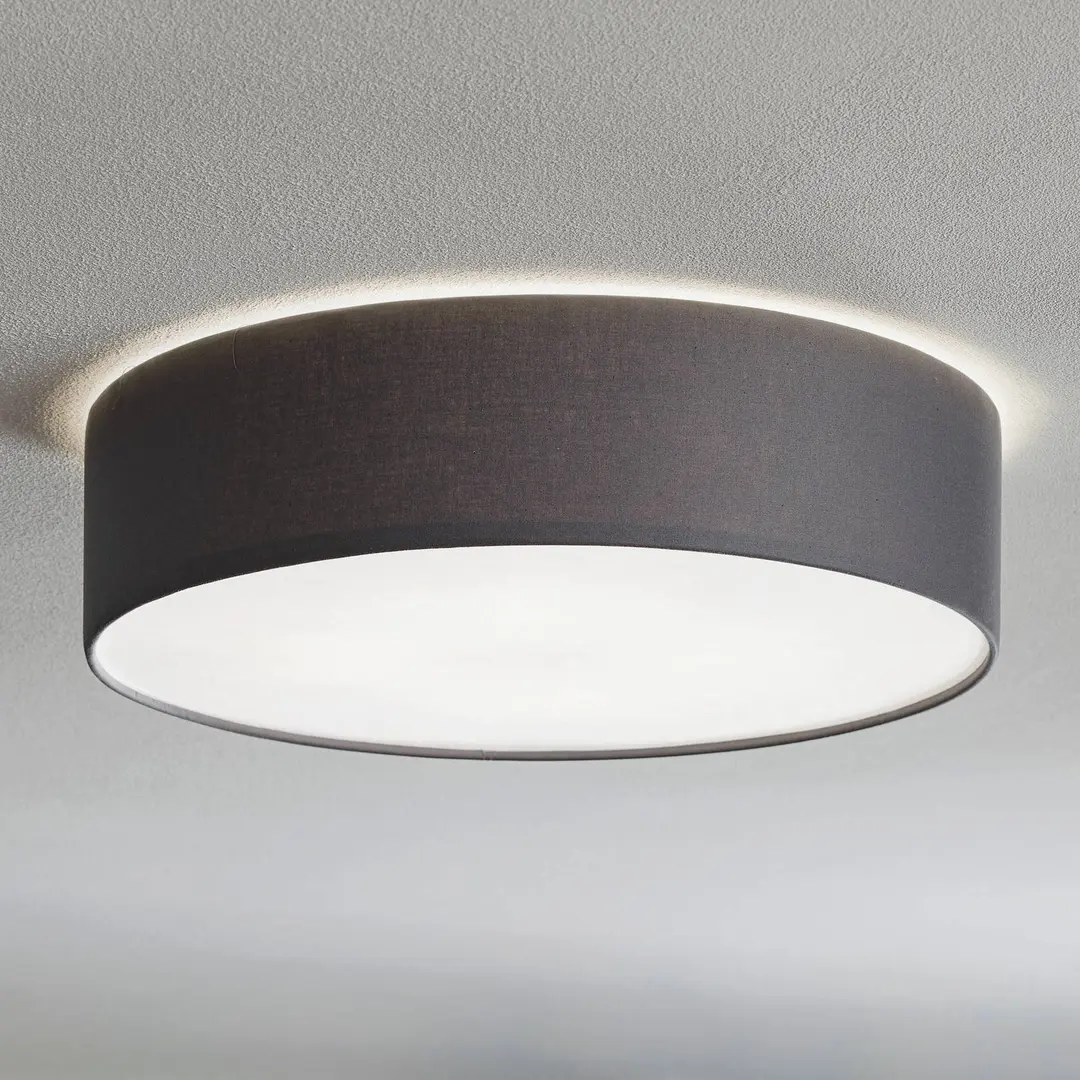 TK Lighting Deckenleuchte Rondo, grau, Ø 50 cm