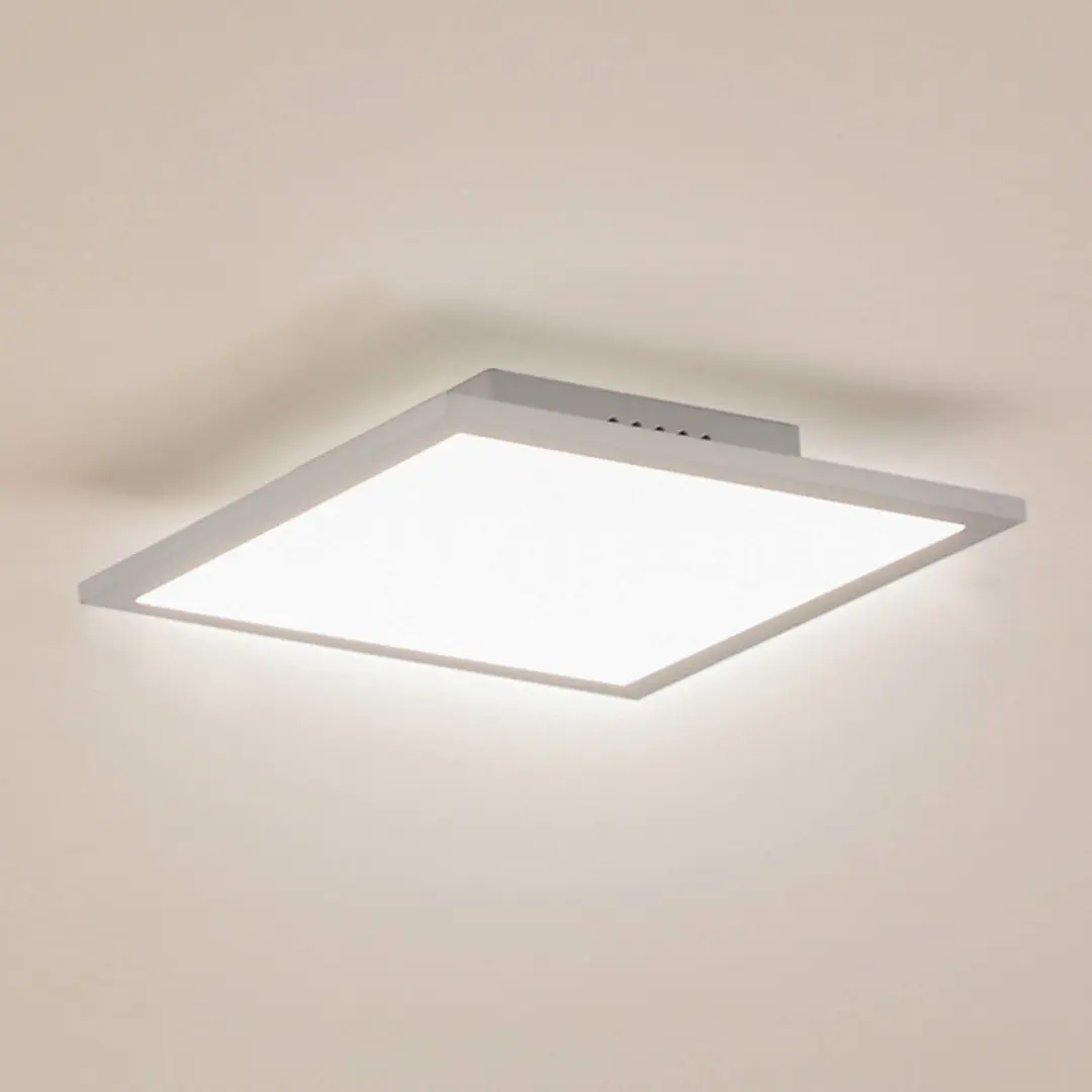Lindby LED-Panel Enhife, weiß, 30 x 30 cm, Metall, 4.000 K