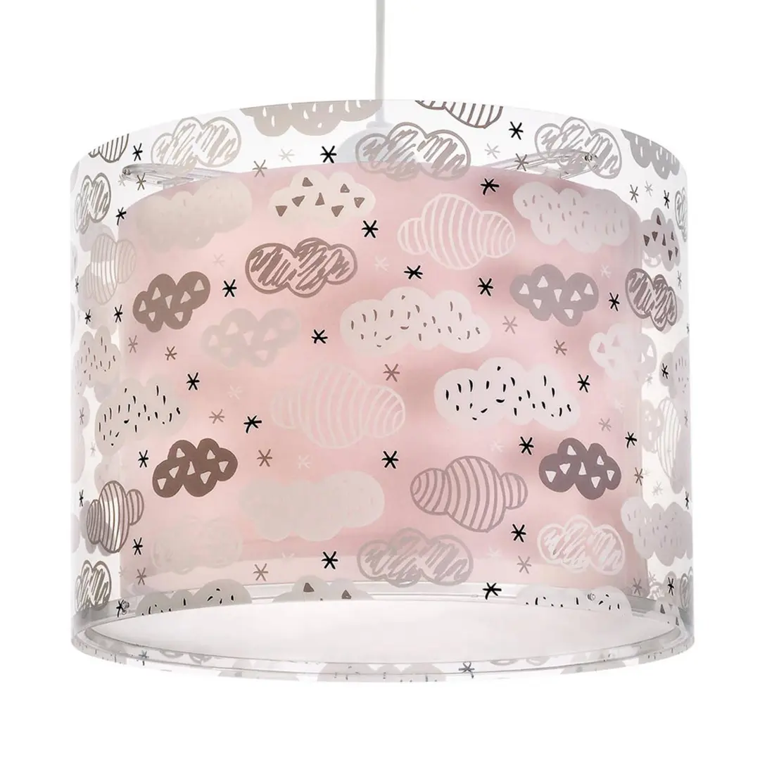 Dalber Hängeleuchte CLOUDS für Kinderzimmer, rosa