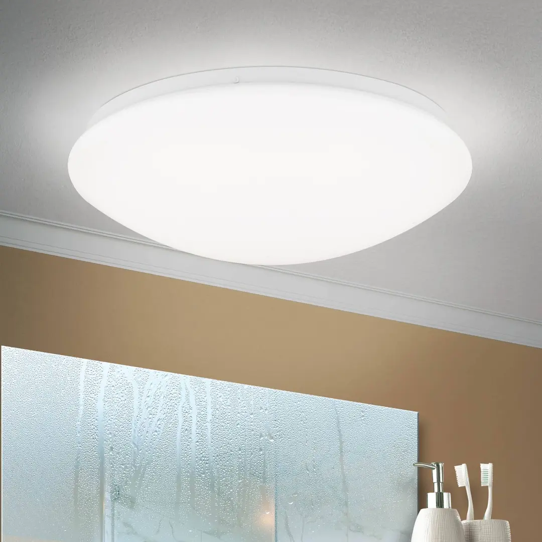 Orion LED-Deckenleuchte Nedo gewölbt, Ø 33 cm