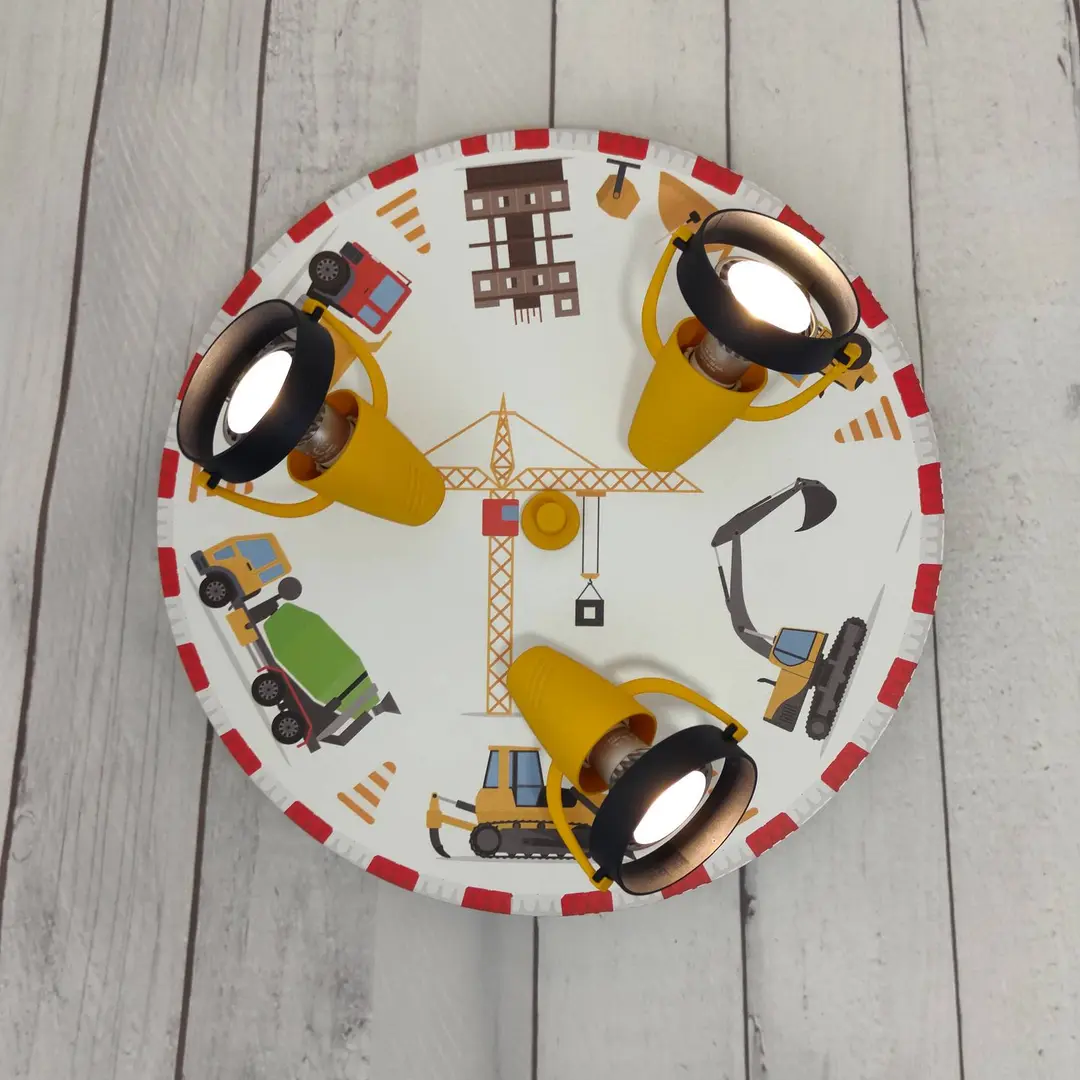 Niermann Standby Deckenstrahler Baustelle, dreiflammig