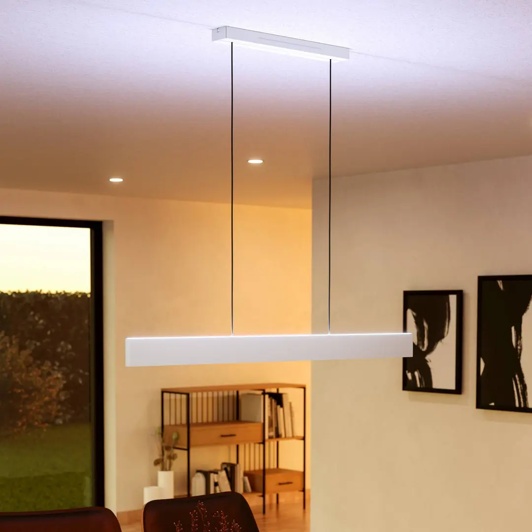 EGLO connect Smart-LED-Hängelampe Andreas-Z, grau, Stahl