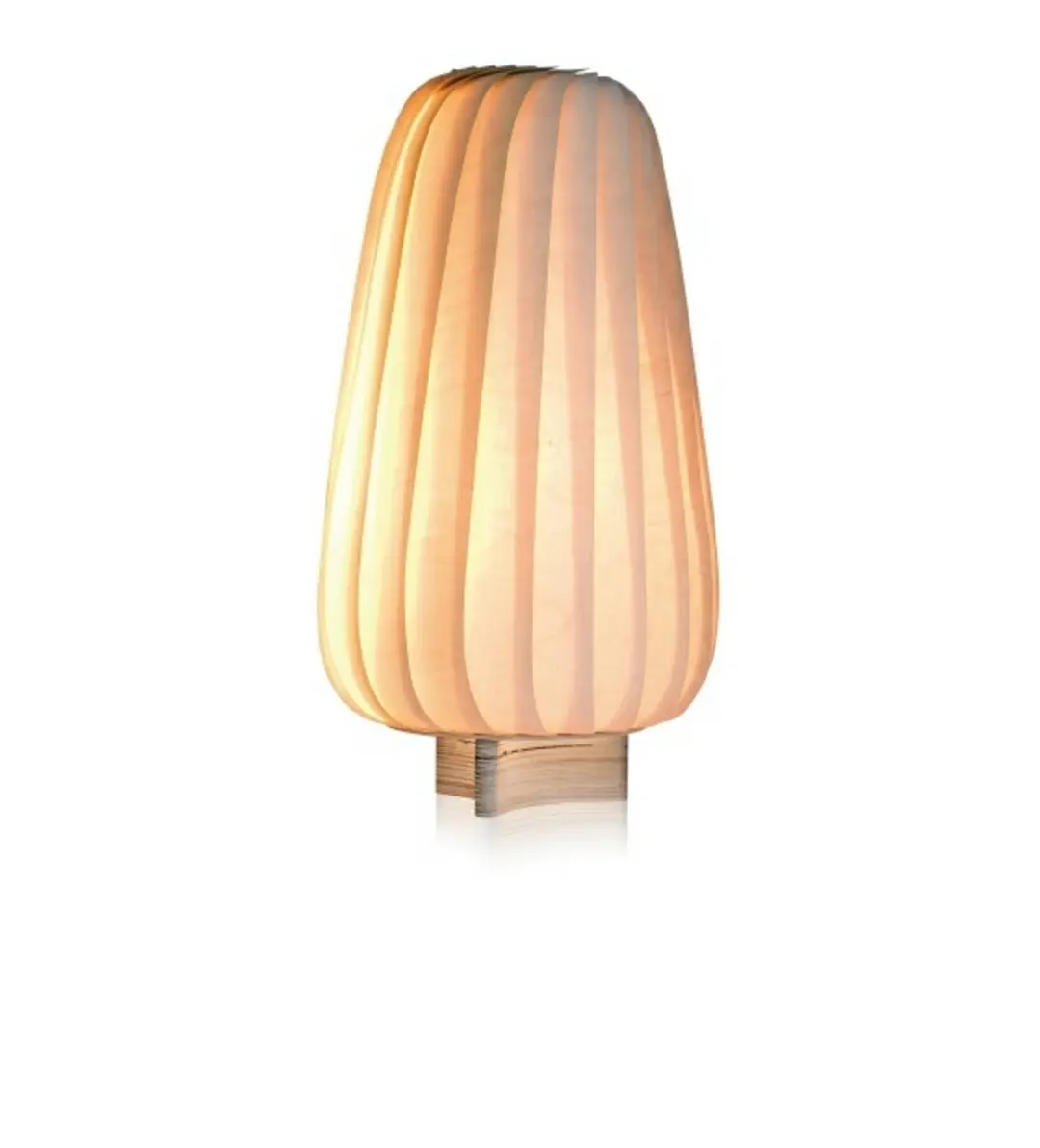 Tom Rossau Tischleuchte ST906, birke, 47 cm hoch, Holz, E27
