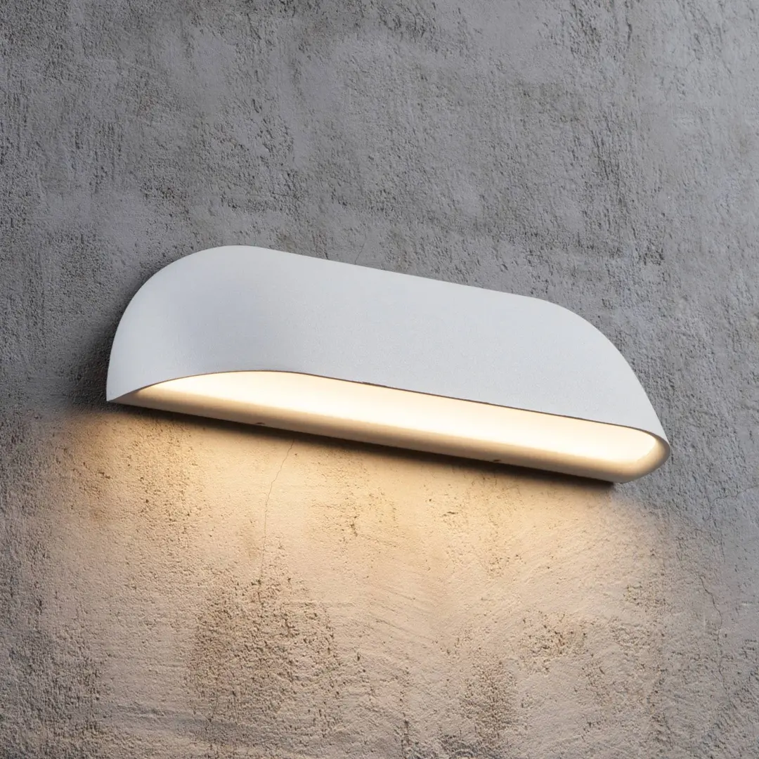 Nordlux LED-Außenwandlampe Front 26, weiß