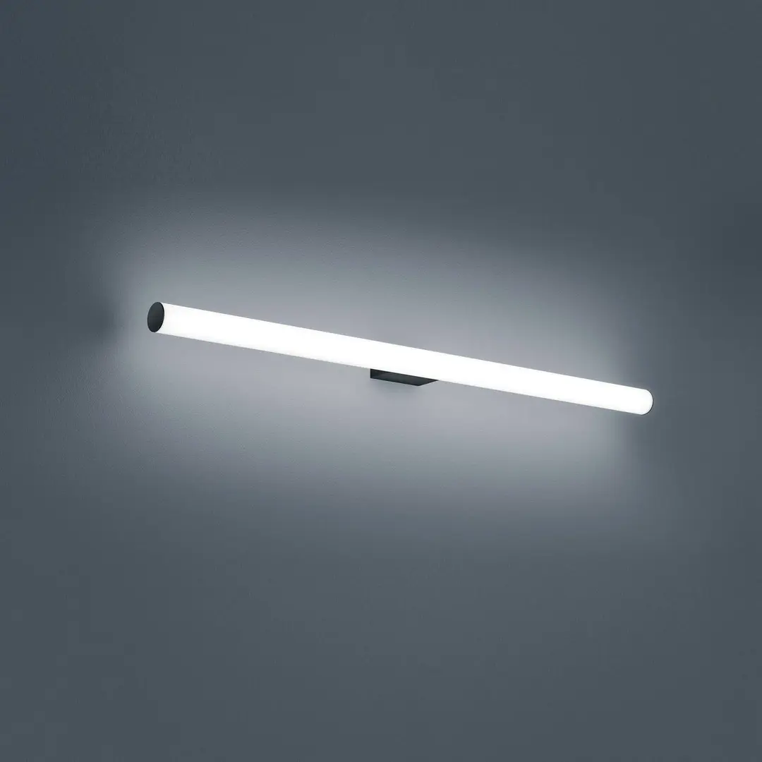 Helestra LED-Spiegelleuchte Loom, schwarz, Länge 90 cm, CCT