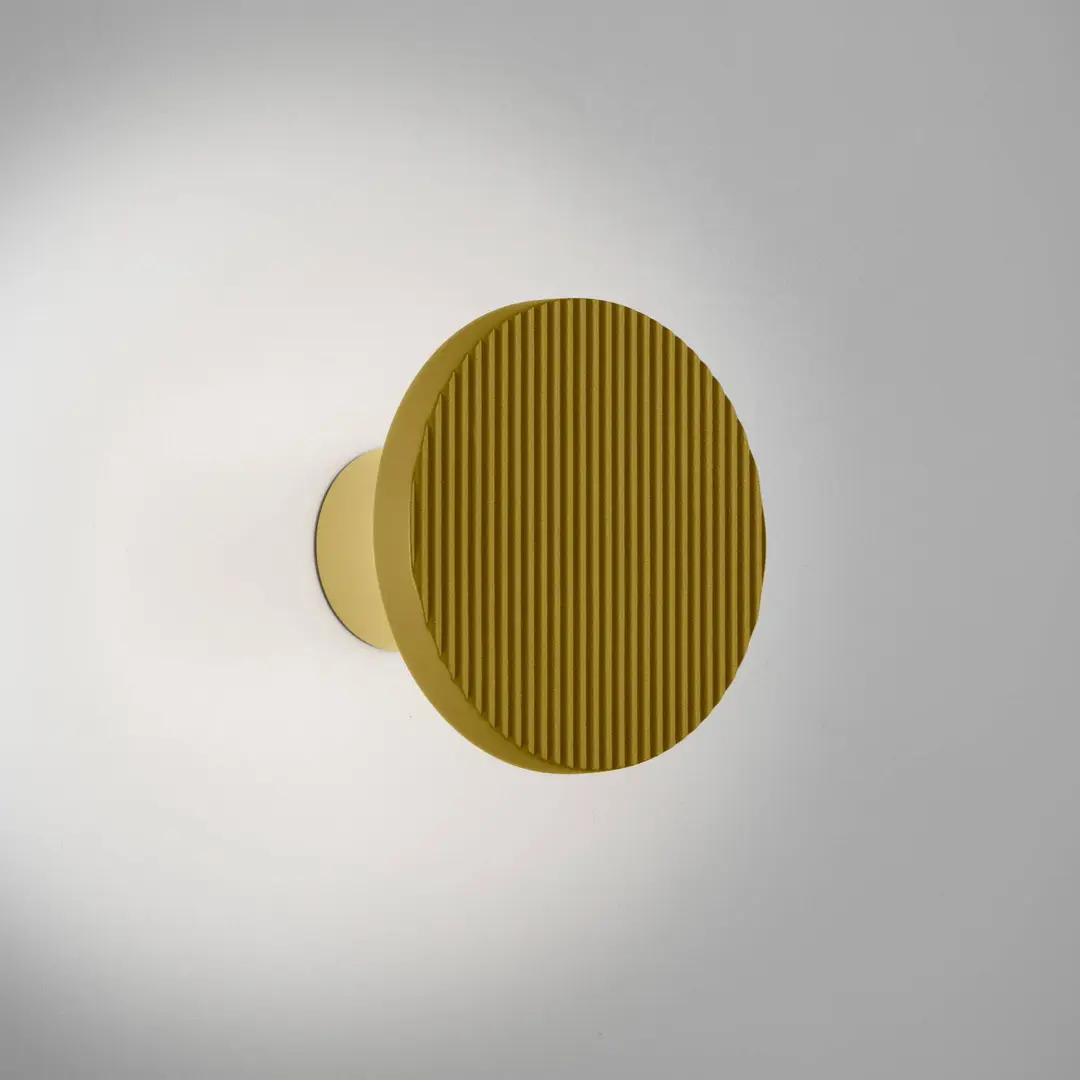 Bover LED-Wandlampe Arid A/01 sandgelb CCT 2.200-2.700K IP44