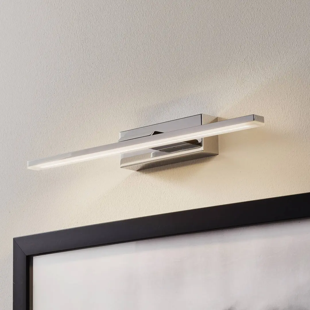 MCJ LED-Wandleuchte Miroir 40 cm chrom 4000K