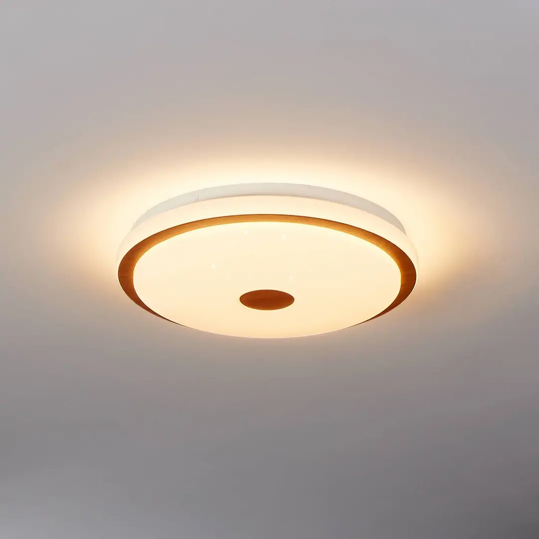 EGLO LED-Deckenlampe Lanciano 1 mit Fernbedienung Ø38cm