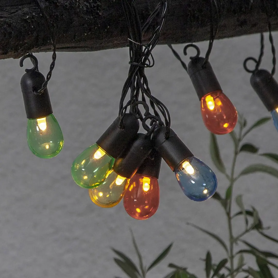 STAR TRADING LED-Lichterkette Small Hooky, bunt