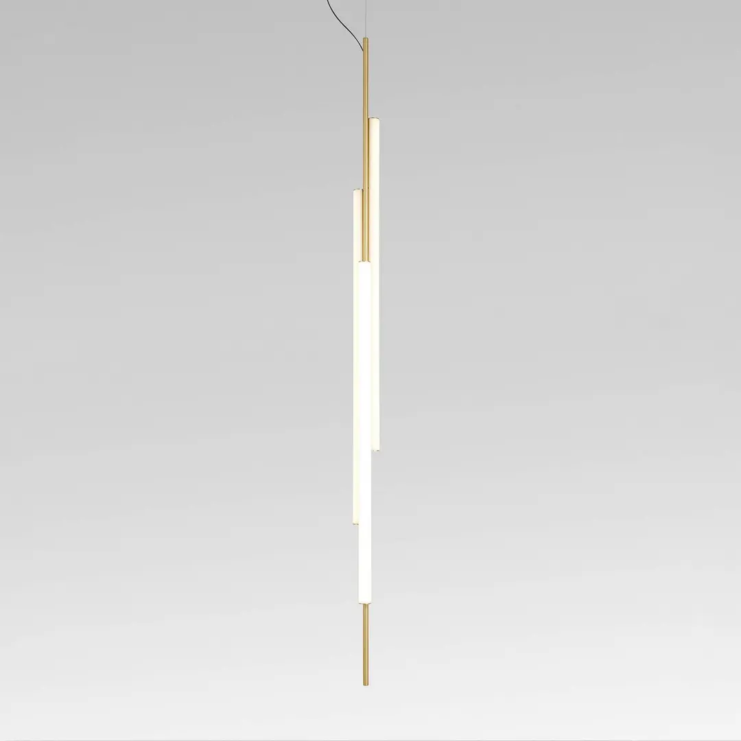 MARSET LED-Hängelampe Ambrosia 175w/Plug-in 2700K goldfarben