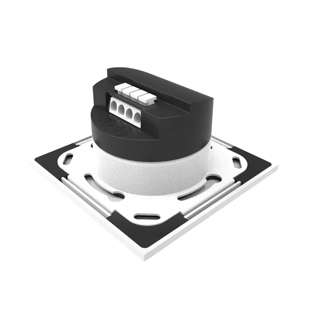 DOTLUX LED-Wandeinbauleuchte EASYSTAIR weiß Alu 8,2 x 8,2 cm