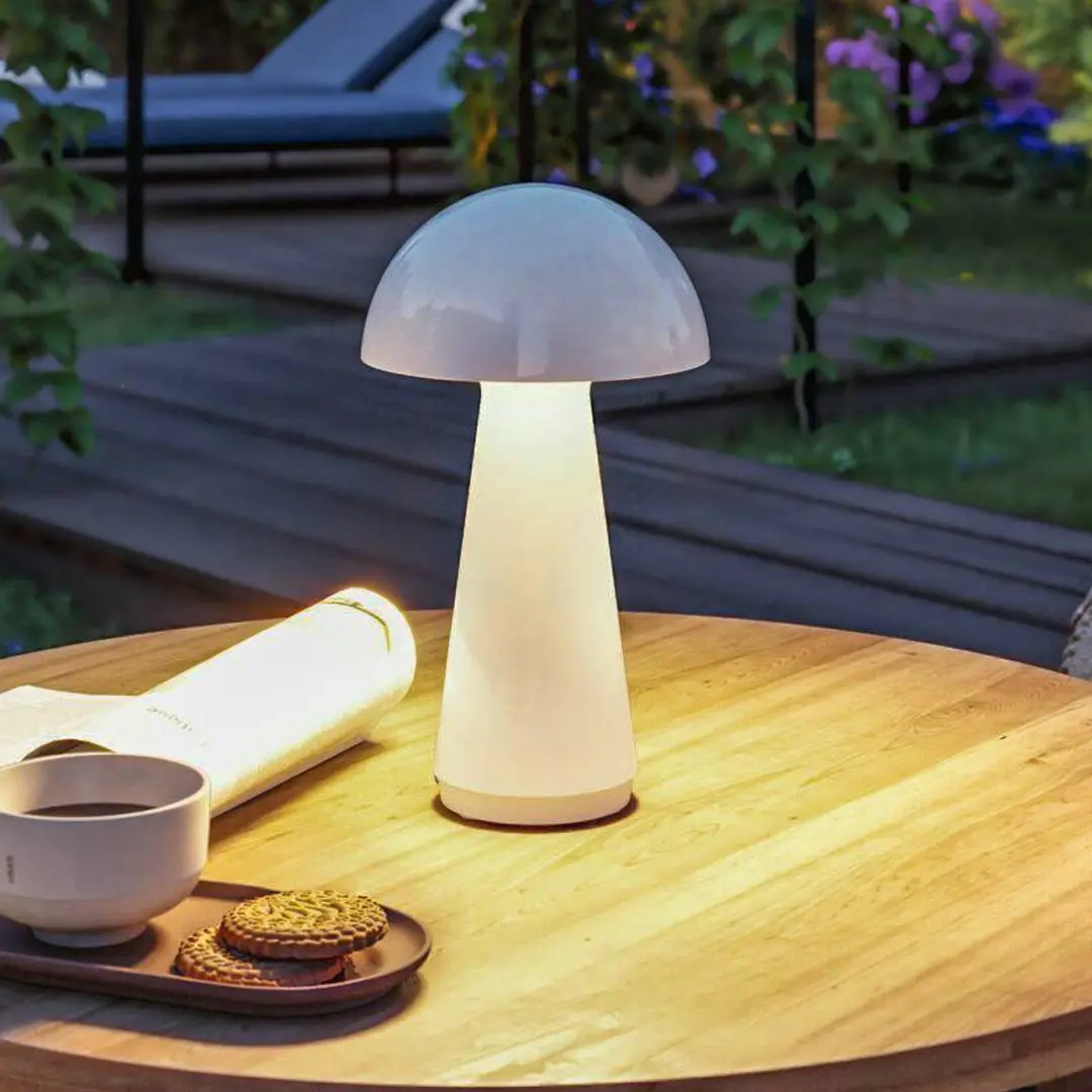 Paulmann LED-Akku-Tischleuchte Onzo, weiß, 3-step-dim., IP44