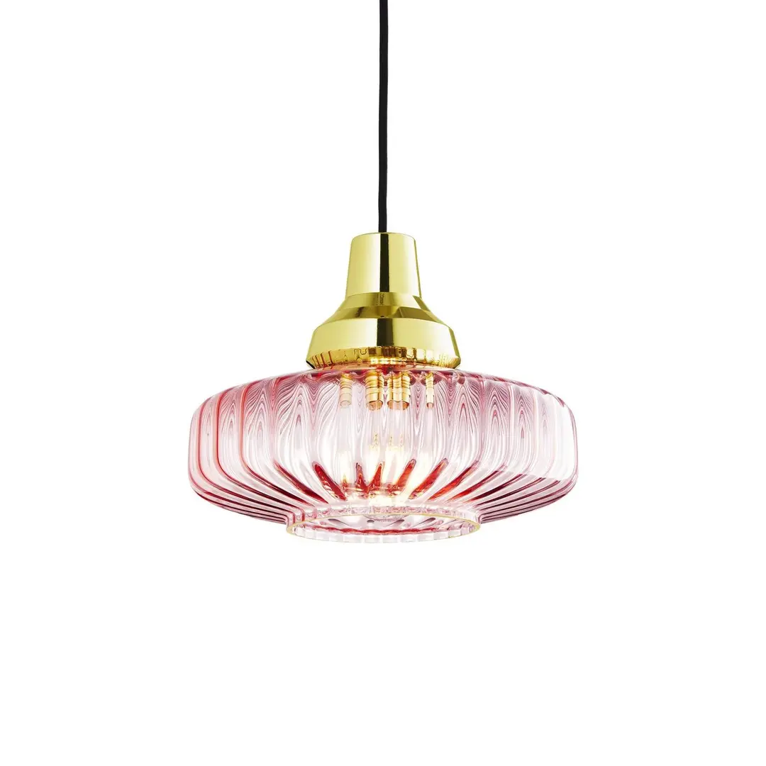 DESIGN BY US Hängeleuchte New Wave Optic, rosa