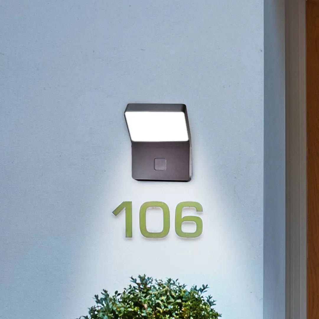 OSRAM LED-Sensor-Außenwandlampe ENDURA STYLE WIDE dunkelgrau