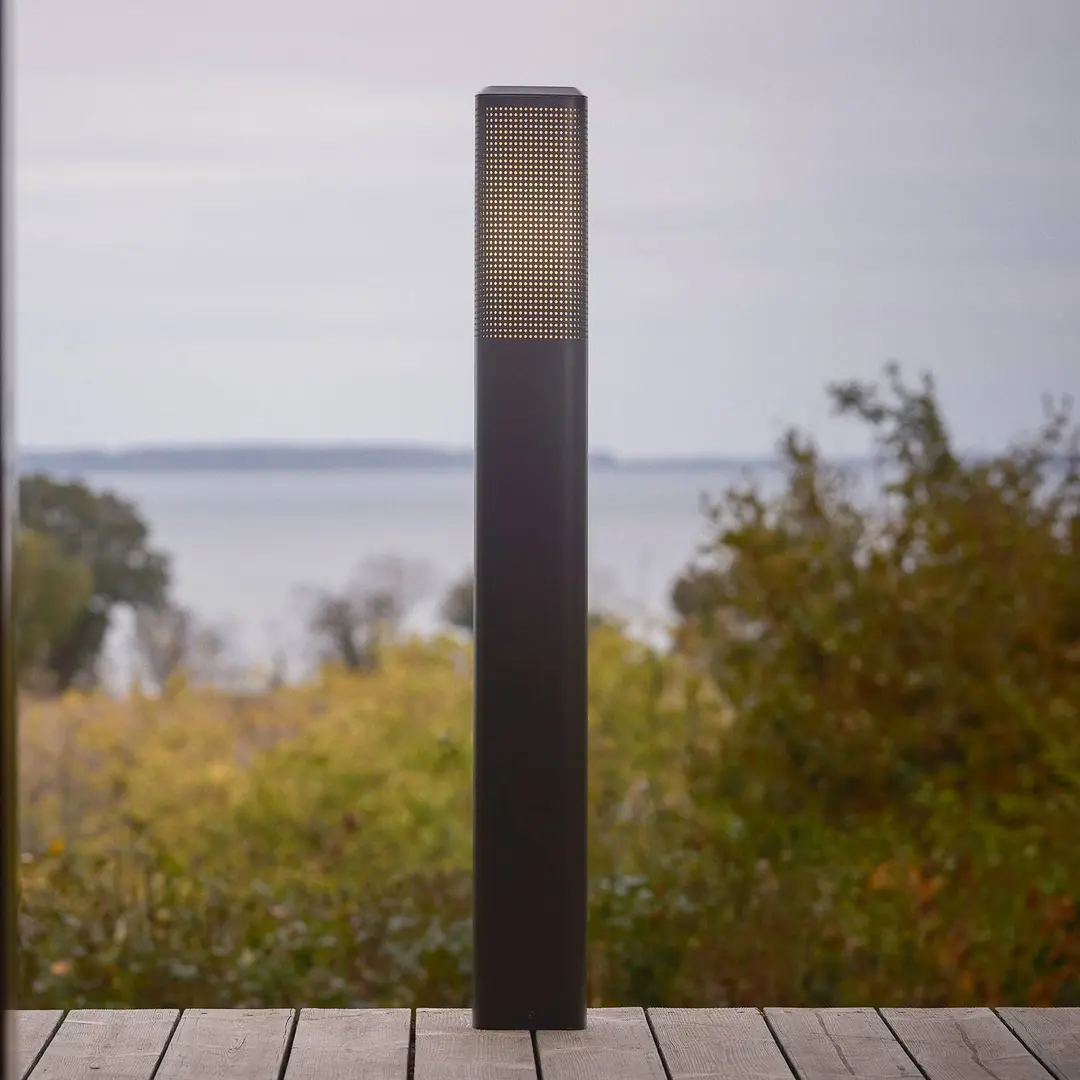 Nordlux Wegeleuchte Sidara 95 Seaside, schwarz, Alu, IP44, E27