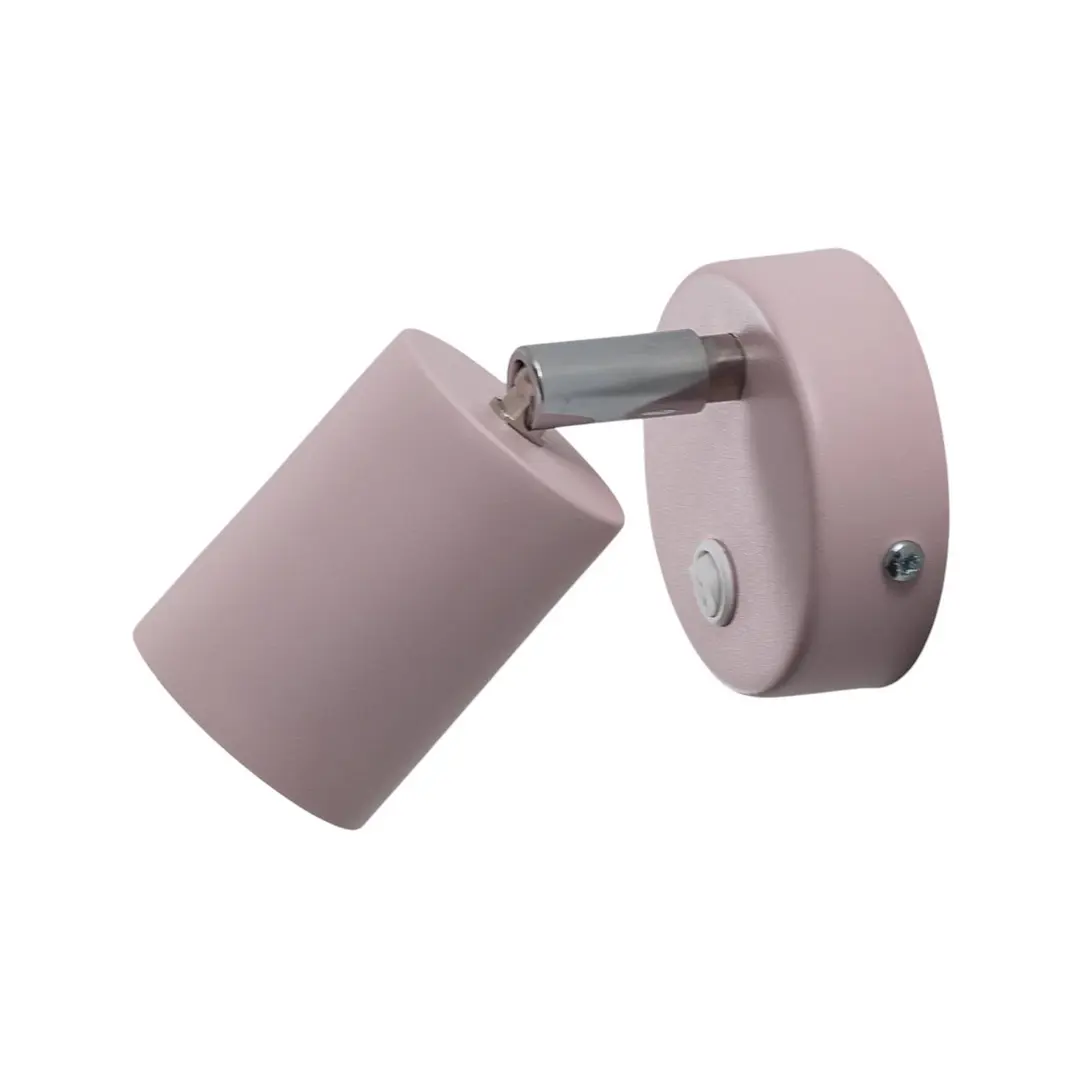 Luminex Wandstrahler Fun, rosa, 14 cm hoch, verstellbar, GU10