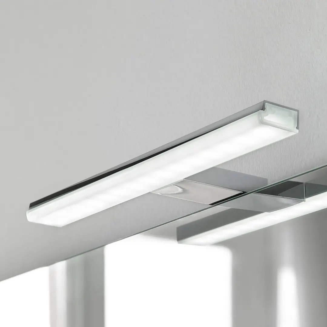 Ebir LED-Spiegelleuchte Pandora, chrom, Breite 20,8 cm