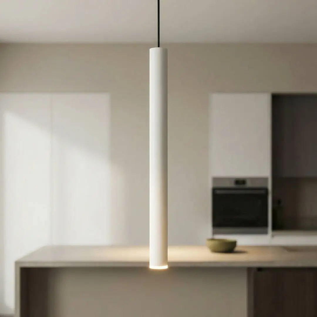 Mantra Iluminación LED-Hängeleuchte Cala, Aluminium, weiß