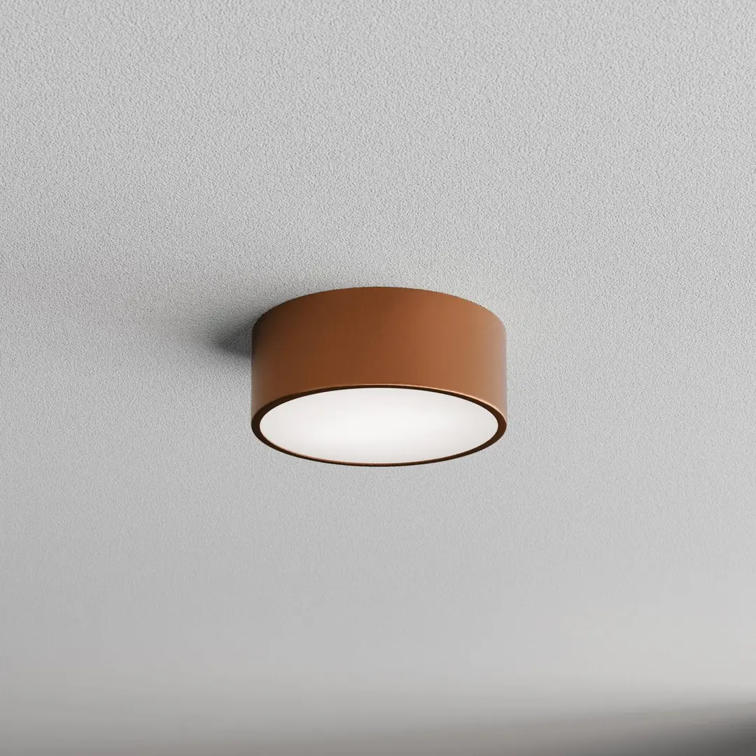 TEMAR LIGHTING Deckenlampe Cleo 200, kupfer, Sensor, IP54, Ø 20 cm, Metall