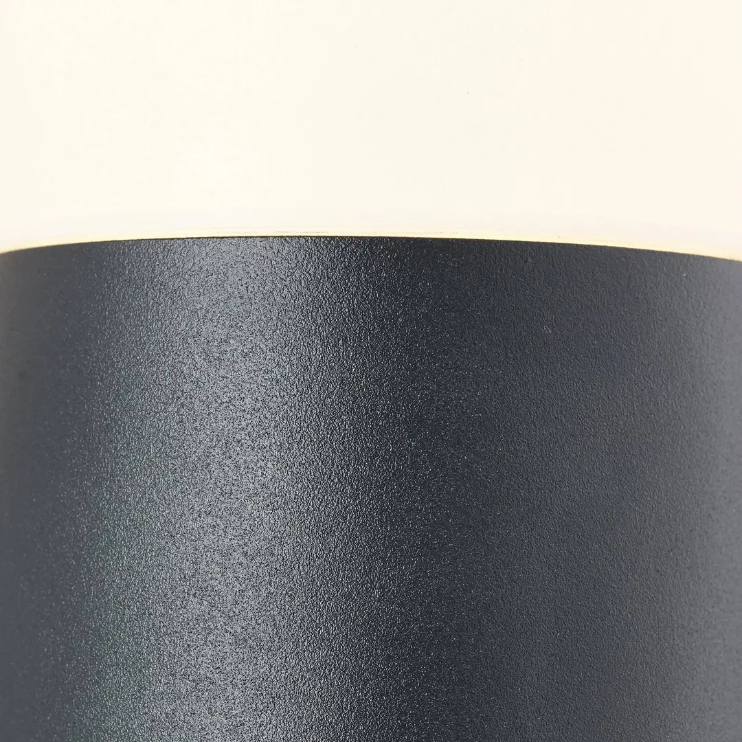 Brilliant Außenwandlampe Aberdeen, Höhe 23,2 cm, anthrazit, Edelstahl