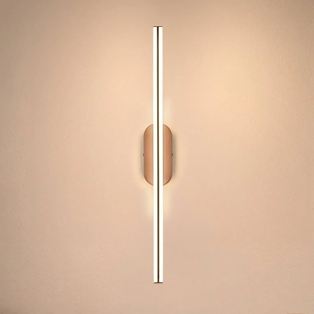 Briloner LED-Wandleuchte Ruth, bronze/anthrazit, Höhe 60 cm, 3.000 K