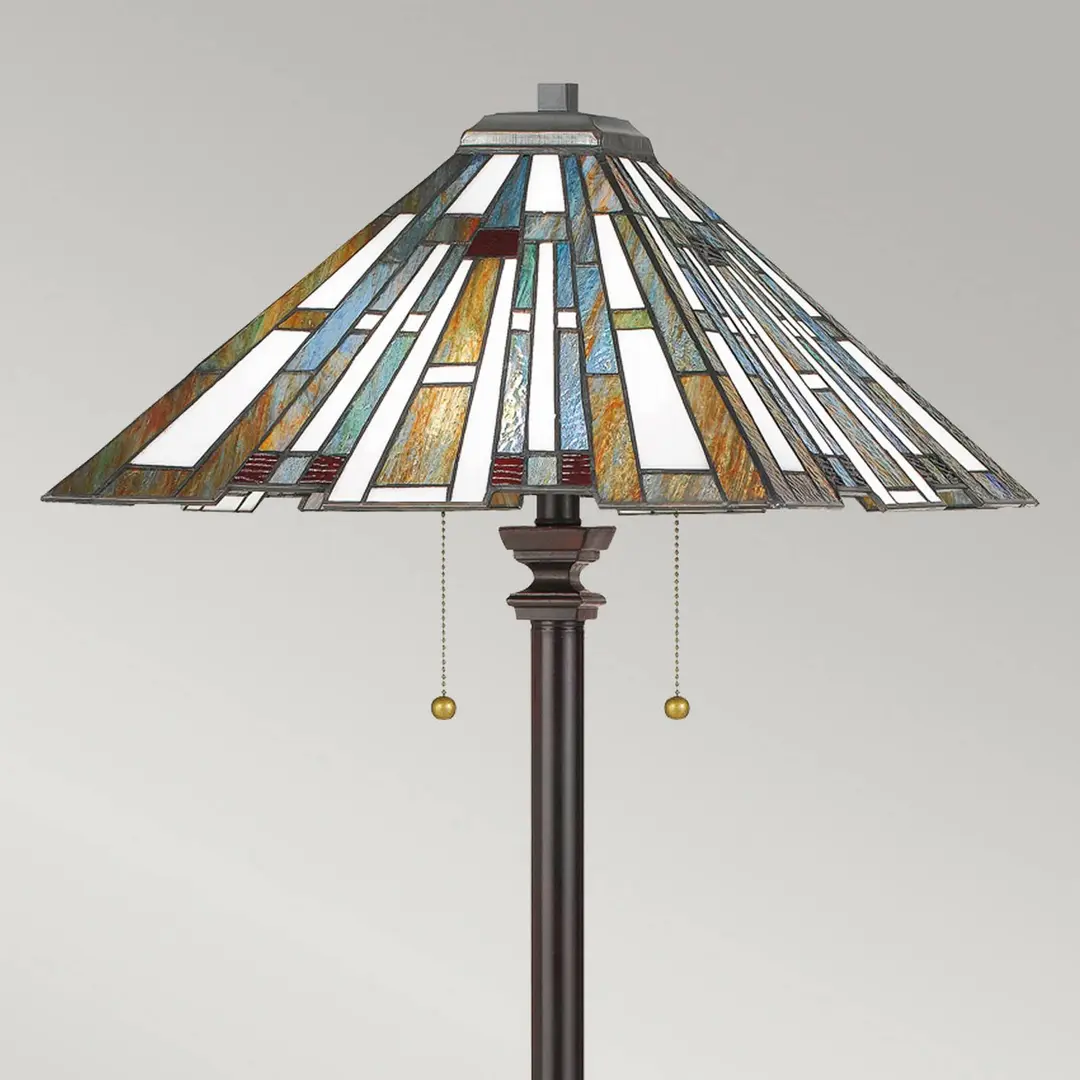QUOIZEL Stehleuchte Maybeck im Tiffany-Design
