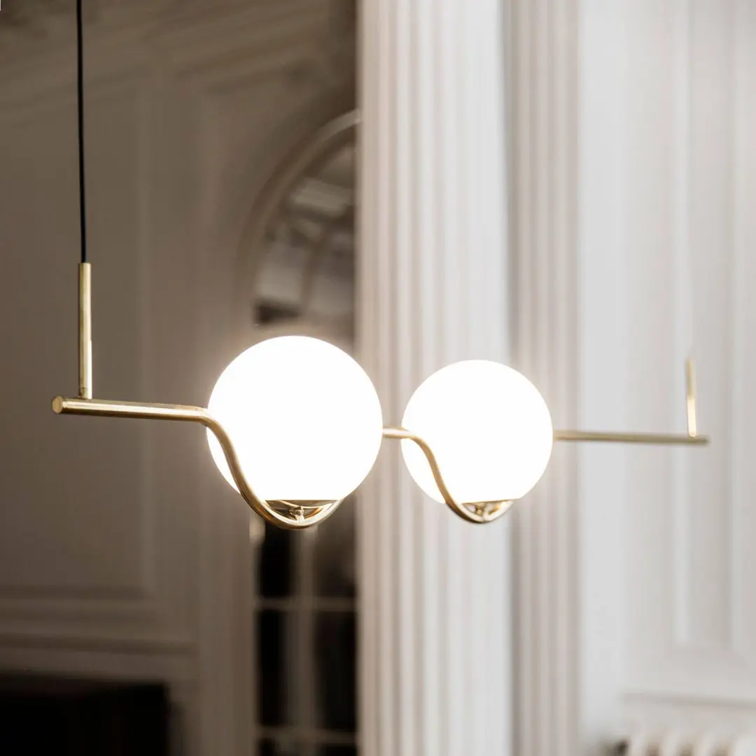FARO BARCELONA Designer-Pendelleuchte Le Vita, LED 2-flammig