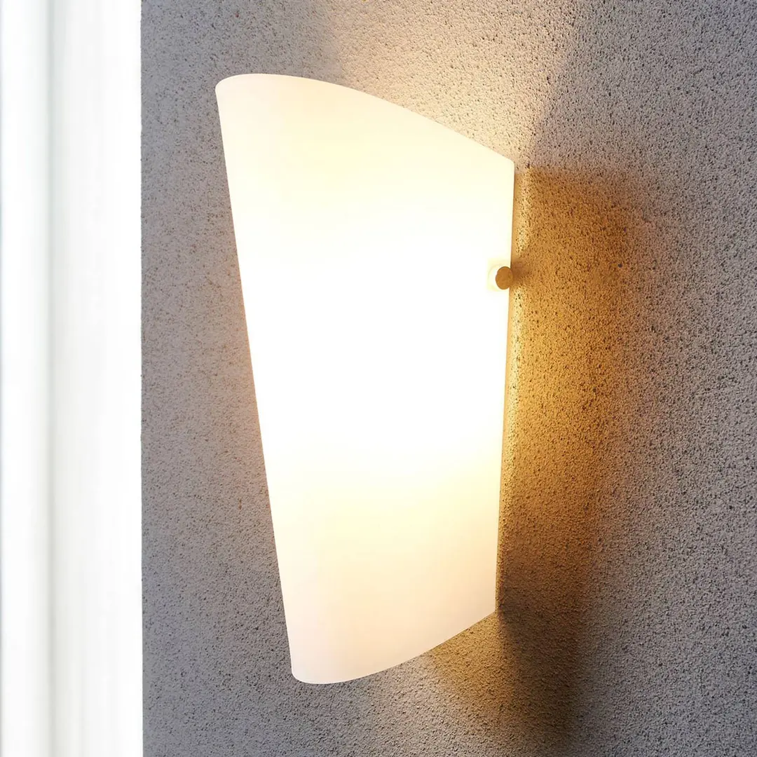 LINDBY Wandleuchte Aurora mit Glasschirm
