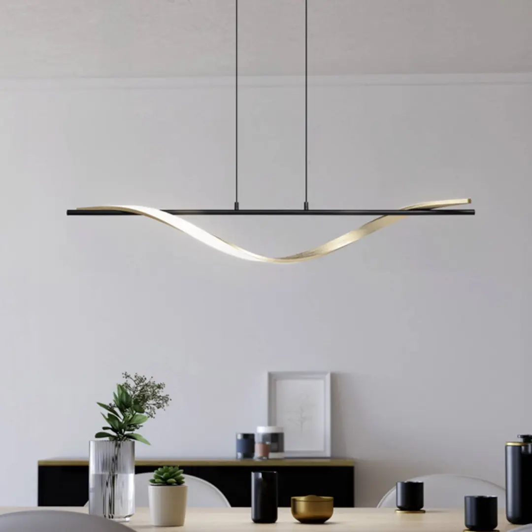 EGLO LED-Hängelampe CONAPRATO, schwarz/messing, 115 cm, CCT