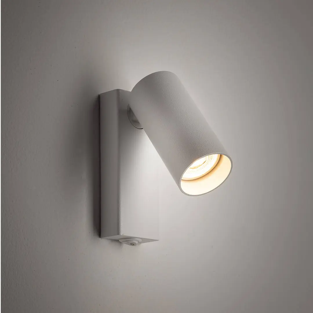 Nowodvorski Lighting Wandstrahler FOURTY, weiß, Höhe 17 cm, Metall, GU10
