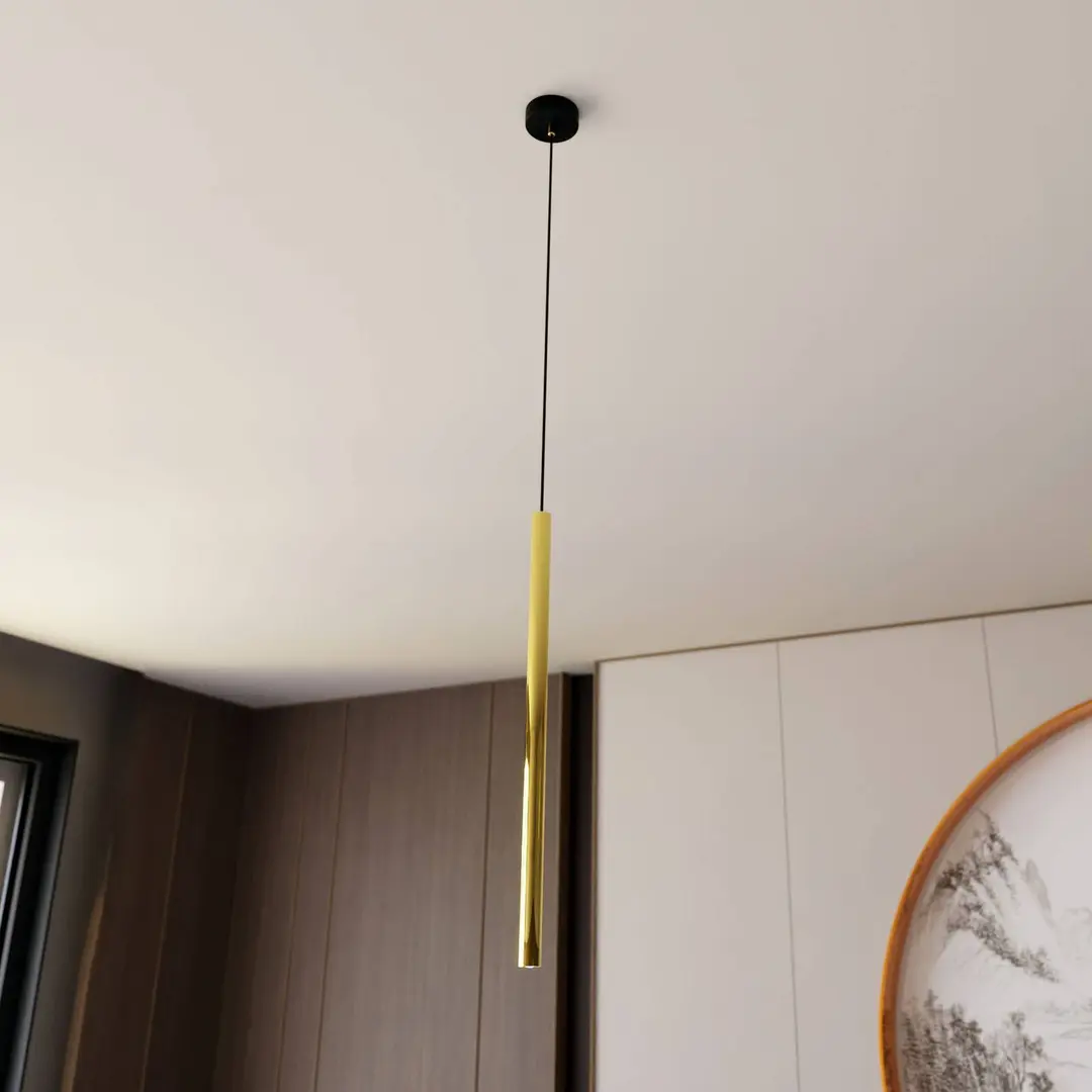 EMIBIG LIGHTING Hängeleuchte Selter, goldfarben, 1-flammig, Metall
