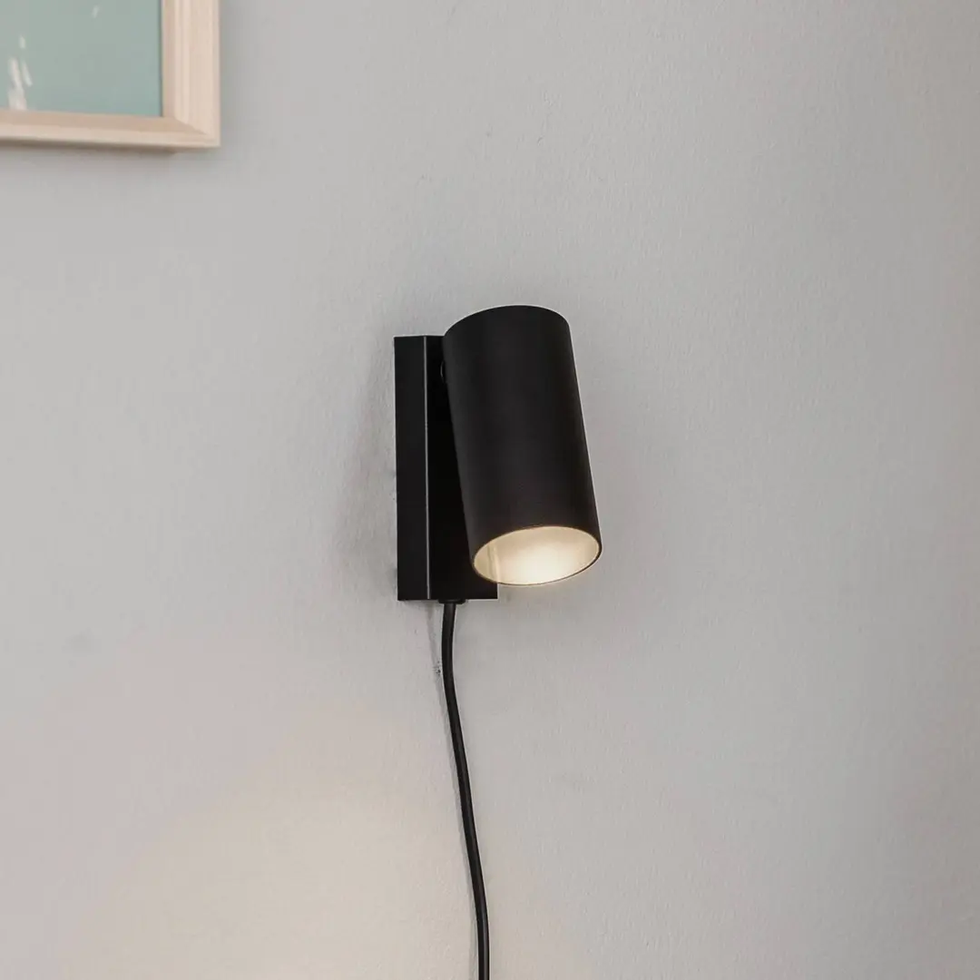 Nowodvorski Lighting Wandstrahler Mono I mit Stecker schwarz