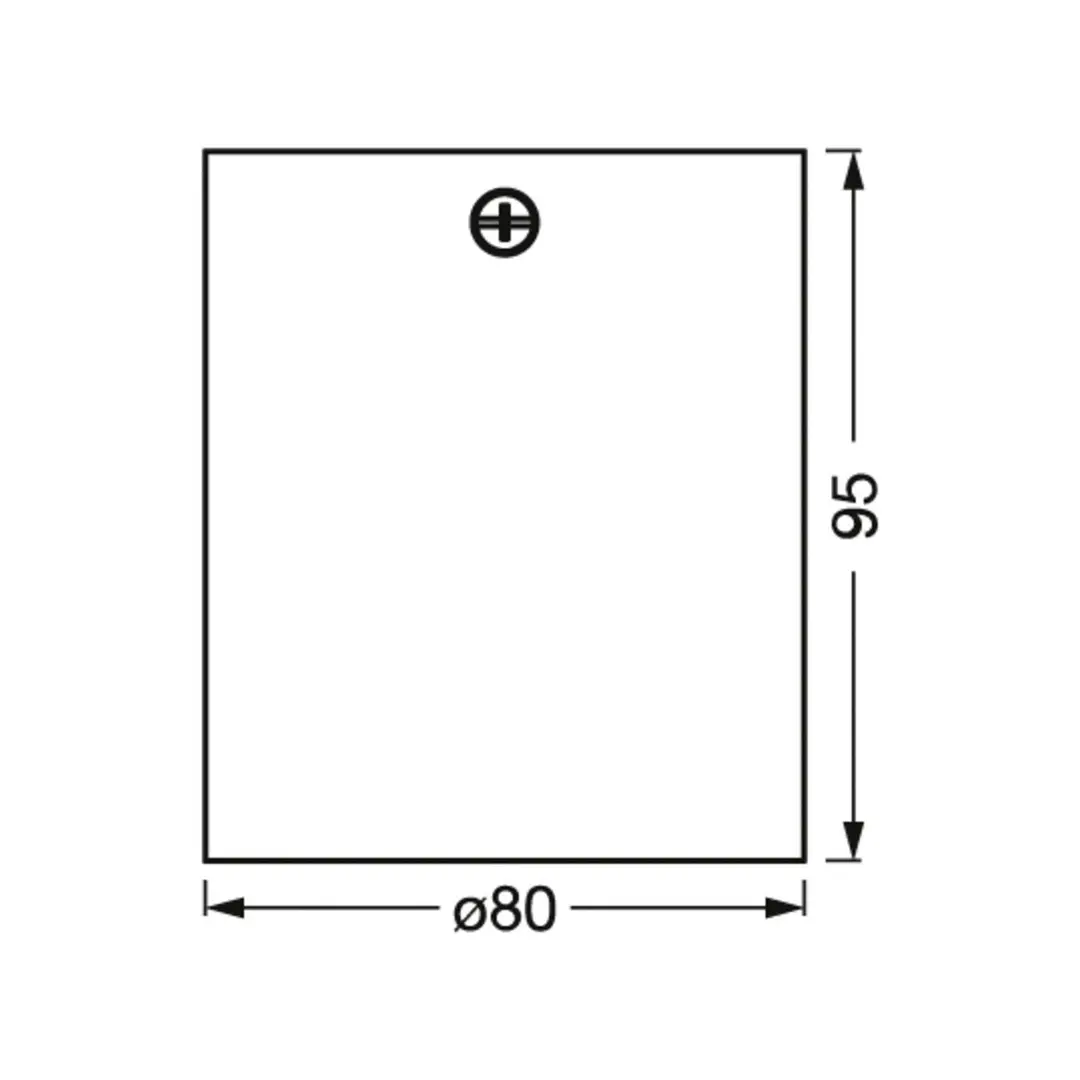 OSRAM Deckenstrahler SQUARE, schwarz, 8 x 8 cm, Metall, GU10