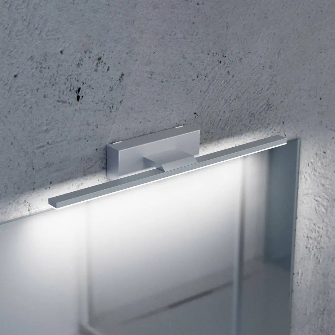 MCJ LED-Wandleuchte Miroir 40 cm alu 3000K