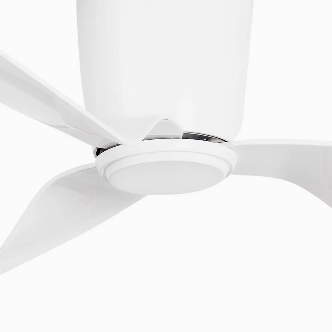 FARO BARCELONA Deckenventilator Pemba L, DC-Motor, weiß