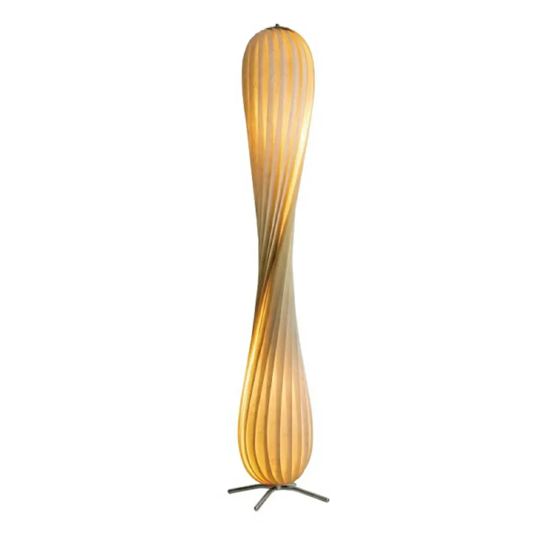 Tom Rossau Stehlampe TR7, Birkenholz, 117 cm hoch, E27