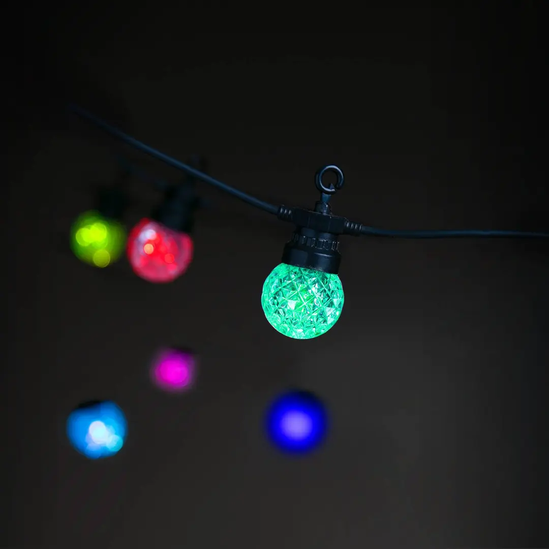 Lite Bulb Moments Lichterkette 25x Globe facet 12m