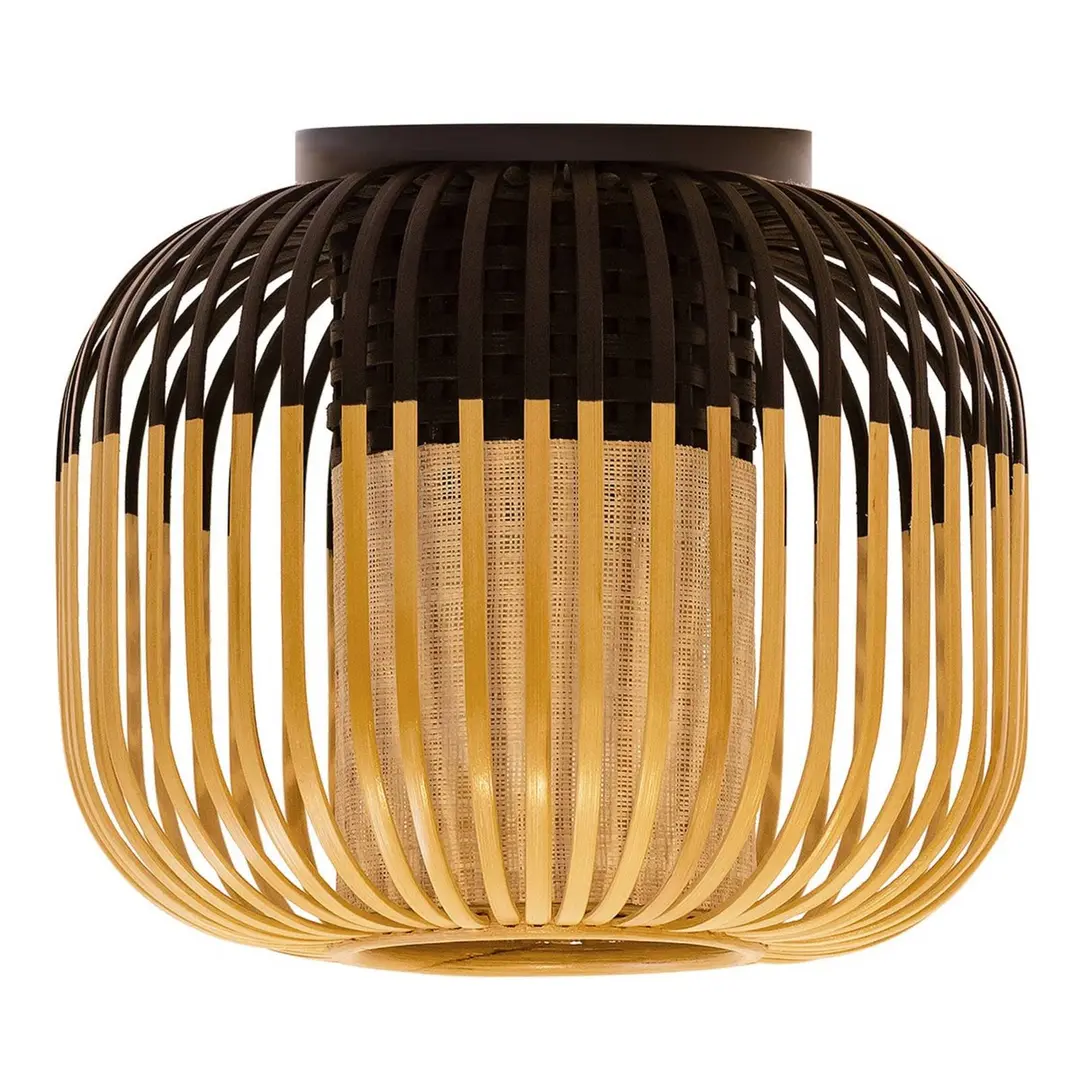 Forestier Deckenleuchte Bamboo XS, Ø 27 cm, schwarz