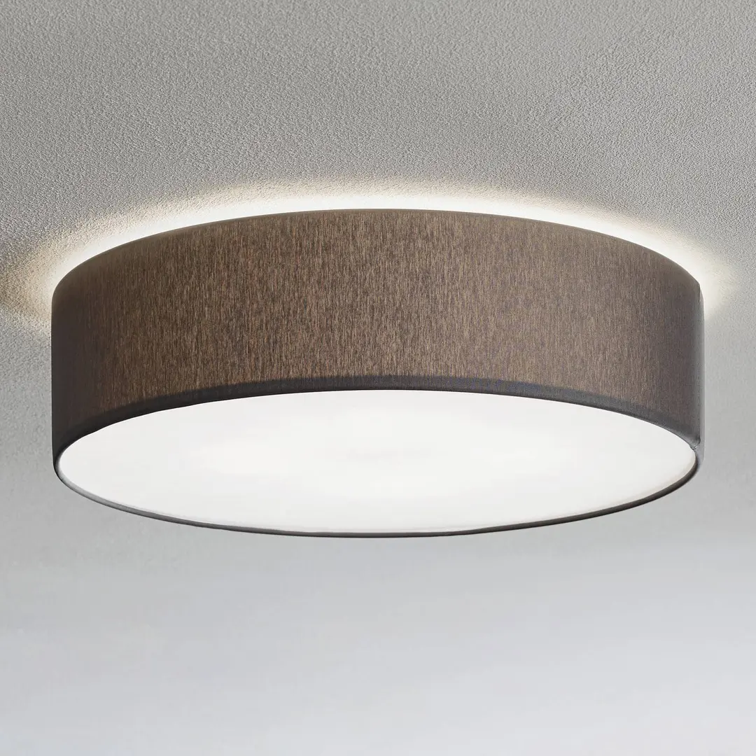 TK Lighting Deckenleuchte Rondo, grau Ø 45cm