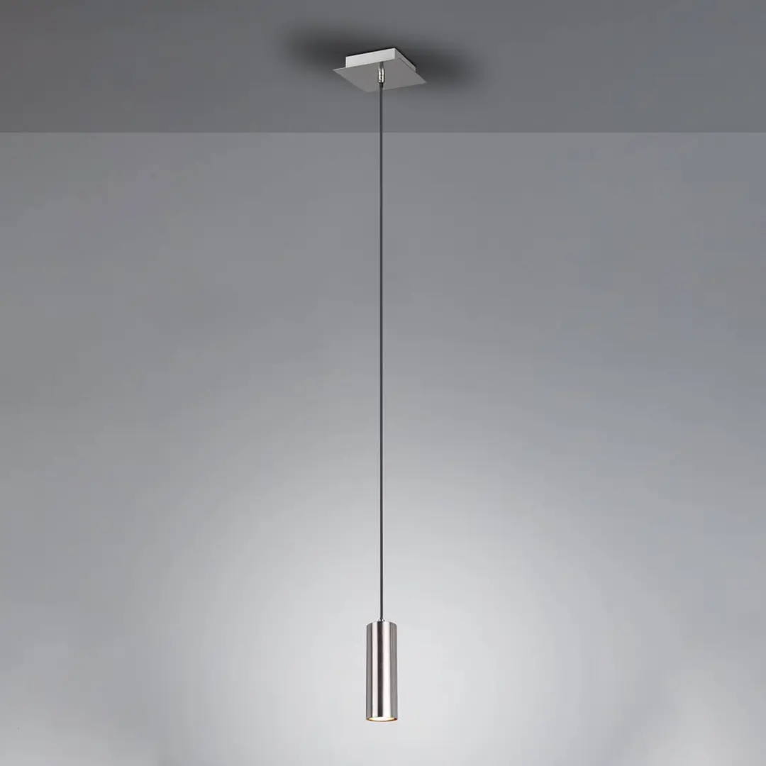 Trio Lighting Hängelampe Marley nickel matt 1-flammig