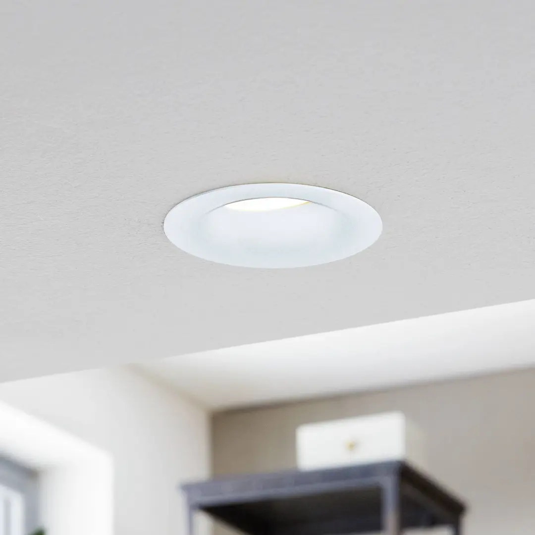 EGLO LED-Einbauspot Saliceto rund starr 2.700K weiß