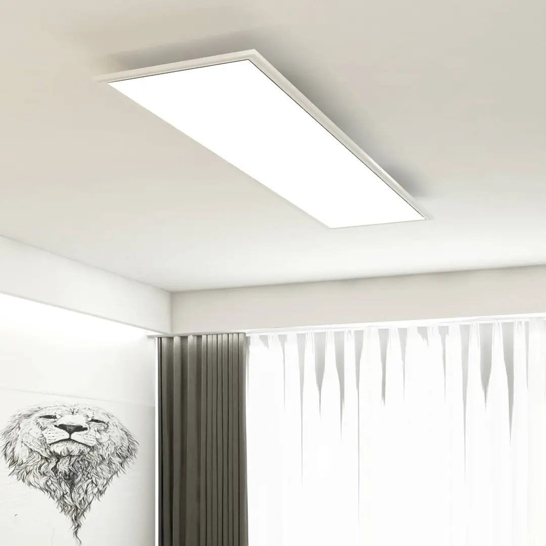 Briloner LED-Panel Simple, weiß, ultraflach, 119,5x29,5cm